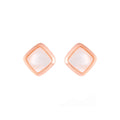 Pendientes acabado en Oro Rosa De 18 Quilates