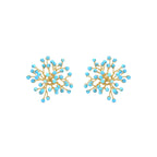 Pendientes acabado oro 18k