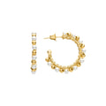Pendientes acabado oro 18k