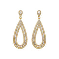 Pendientes acabado oro 18k