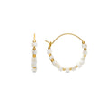 Pendientes acabado oro 18k