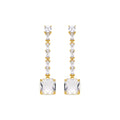 Pendientes acabado oro 18k