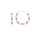Pendientes acabado oro 18k