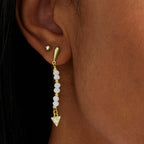 Pendientes acabado oro 18k