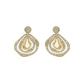 Pendientes acabado oro 18k