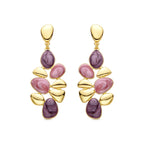 Pendientes acabado oro 18k
