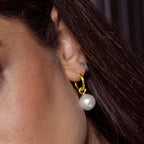 Pendientes acabado oro 18k