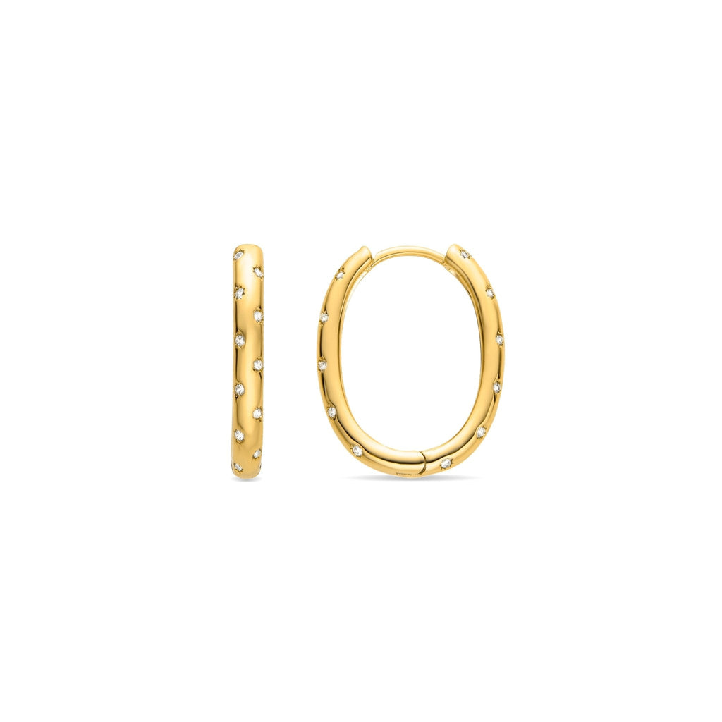 Pendientes acabado oro amarillo 18k