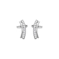 Pendientes acabado plata