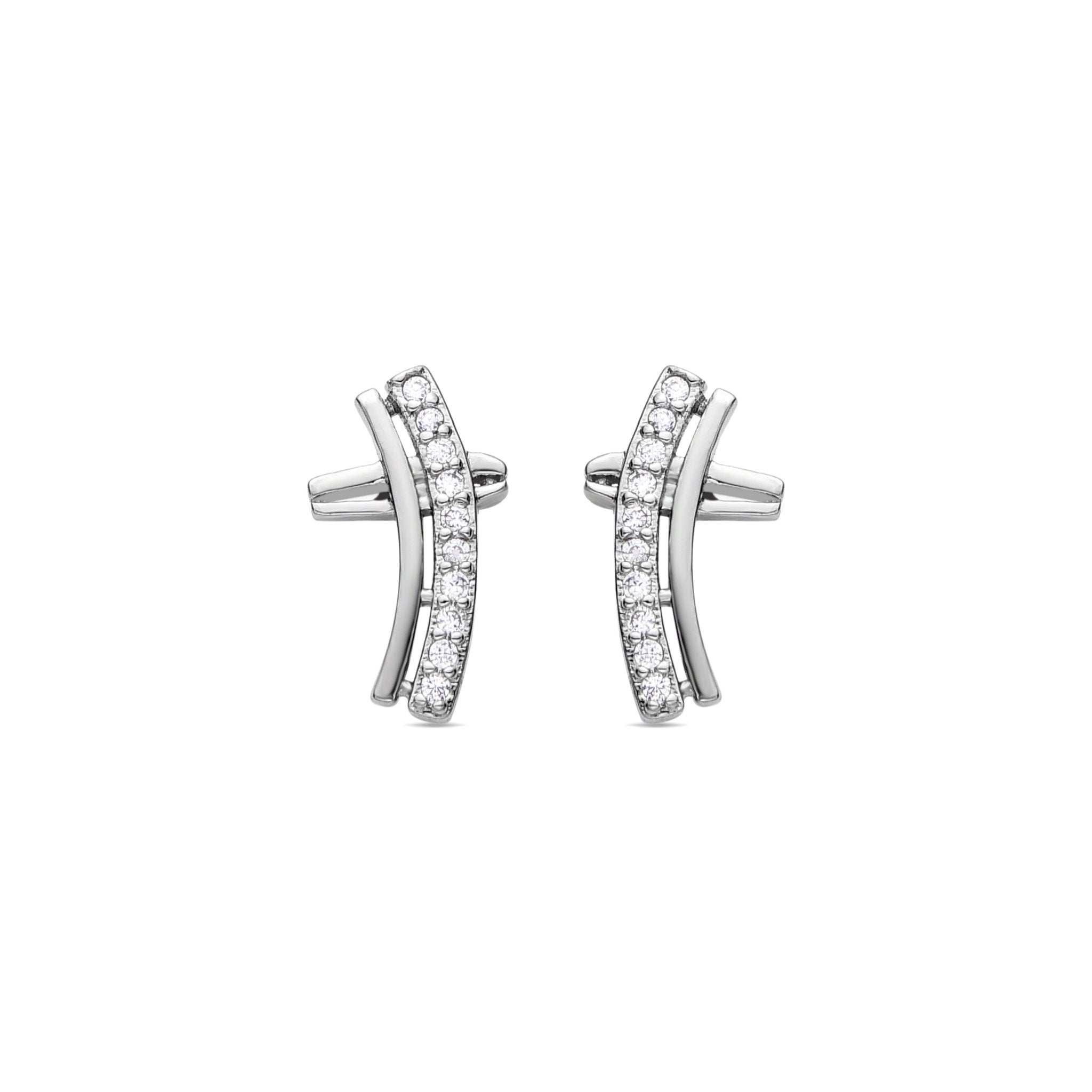 Pendientes acabado plata