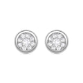 Pendientes acabado plata