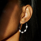 Pendientes acabado plata