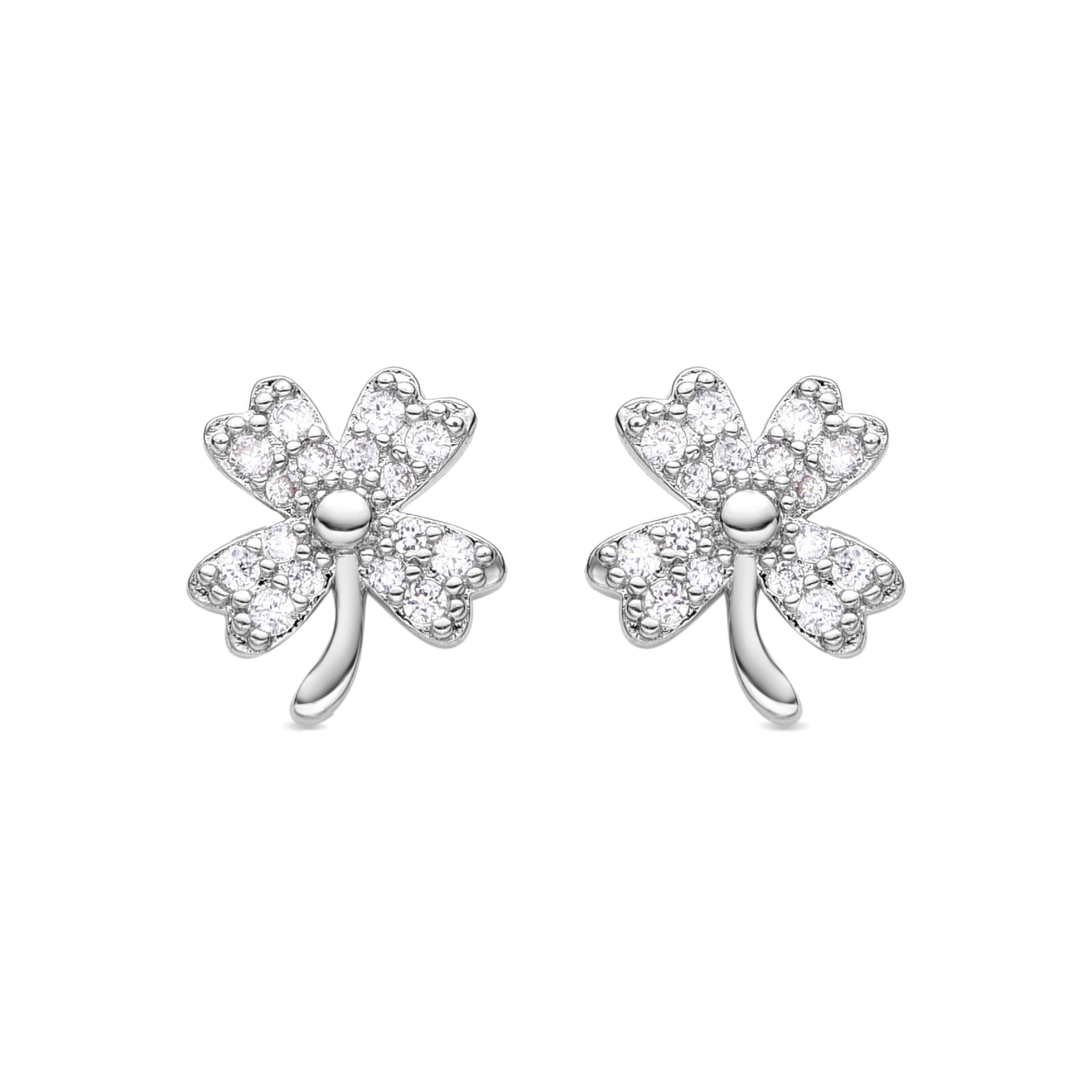 Pendientes acabado plata