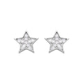 Pendientes acabado plata