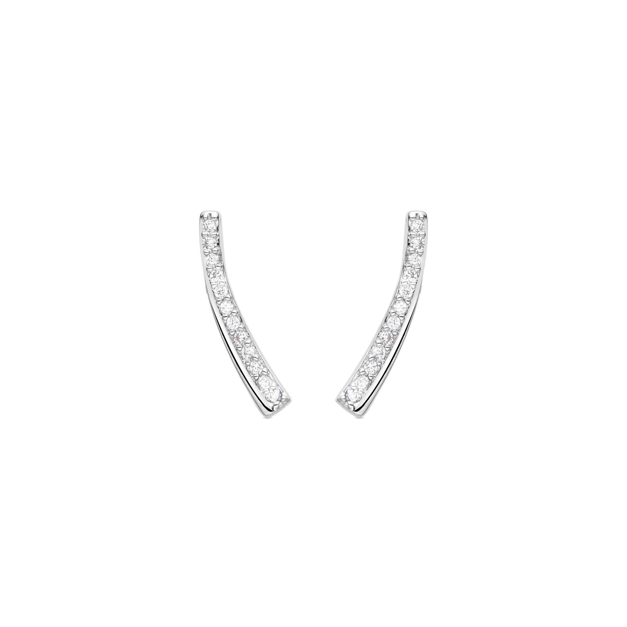 Pendientes acabado plata