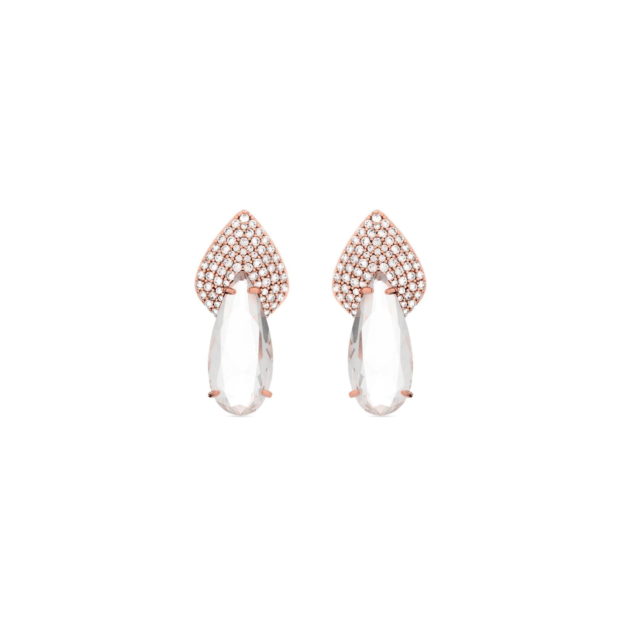 Pendientes acabados en oro 18K
