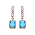 Pendientes acabados en oro 18K