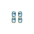 Pendientes acabados en oro amarillo 18k