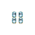 Pendientes acabados en oro amarillo 18k
