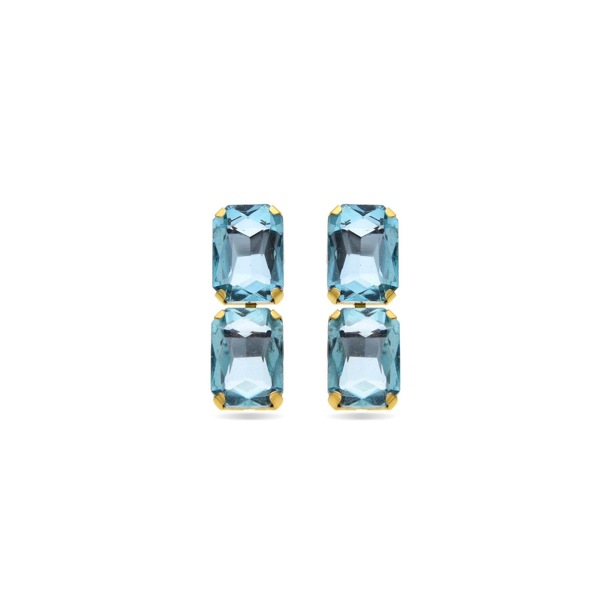 Pendientes acabados en oro amarillo 18k