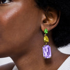 Pendientes acabados en oro amarillo 18k