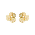 Pendientes acabados en oro amarillo 18k