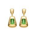 Pendientes acabados en oro amarillo 18K