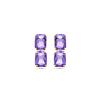 Pendientes acabados en oro amarillo 18k