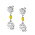 Pendientes Amsha de Jade Amarillo