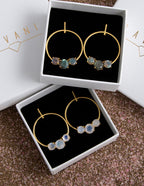 Pendientes Moonlight Blanco