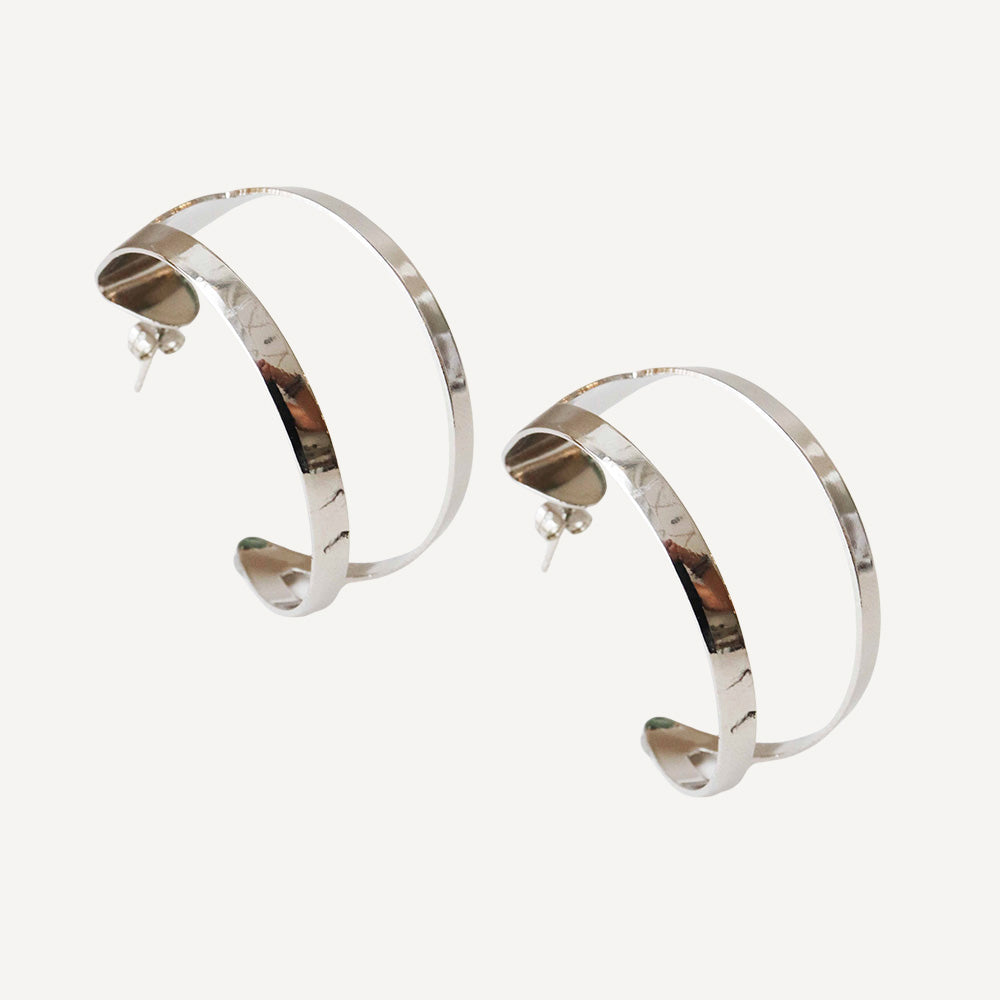 PENDIENTES ARO LUNA
