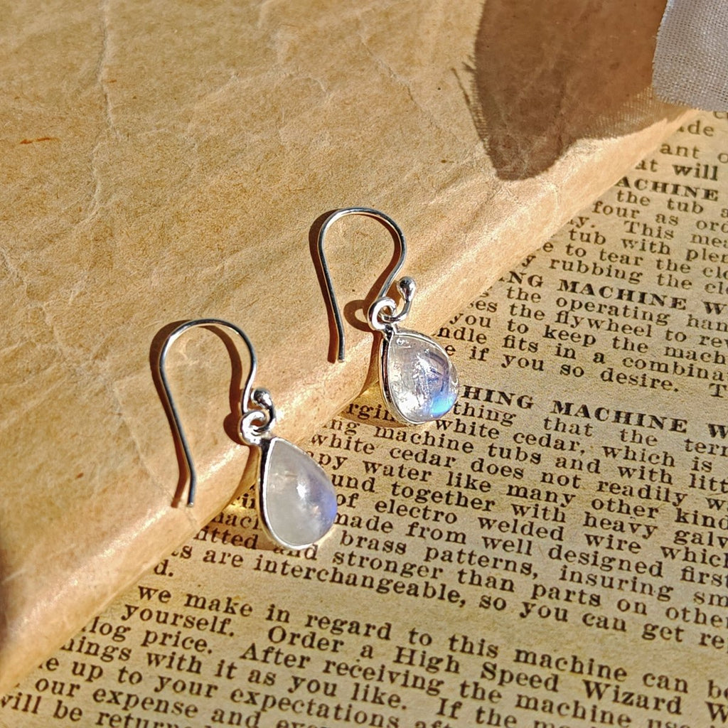Pendientes 'Aurora' Piedra de Luna S925