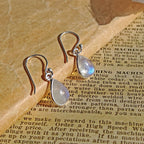 Pendientes 'Aurora' Piedra de Luna S925