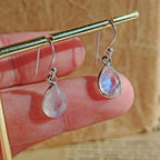 Pendientes 'Aurora' Piedra de Luna S925