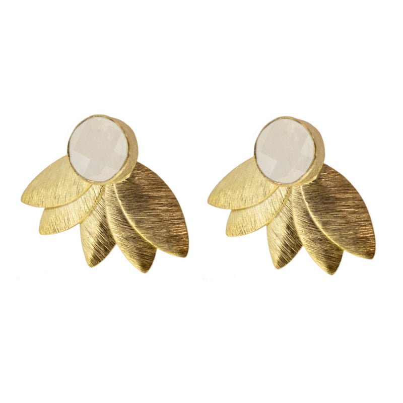 Pendientes 'Charlotte' de Piedra de Luna