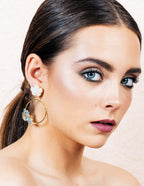 Pendientes Daisy Gris