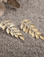Pendientes Hoja Dorada Veli