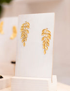 Pendientes Hoja Dorada Veli
