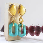 Pendientes dorados para mujer BASIL STUDIO