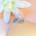 Pendientes Eleos Labradorita y Plata de Ley 925