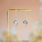Pendientes Eleos Piedra de Luna y Plata de Ley 925