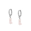 Pendientes 'Eloise' de Cuarzo Rosa