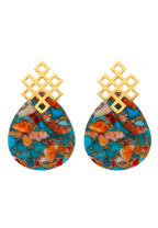Pendientes Endless Knot Multicolor