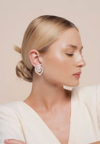 Pendientes Spiral Plateados