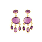 Pendientes 'Freya' - Amatista
