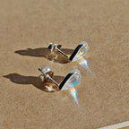 Pendientes Gota de Opalina - Plata de Ley 925
