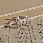 Pendientes Gota de Opalina - Plata de Ley 925