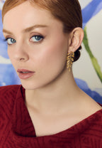 Pendientes Hoja Dorada Veli