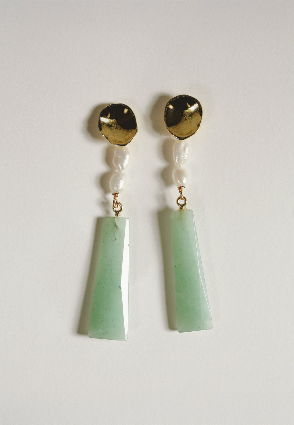 Pendientes Melina Aguamarina