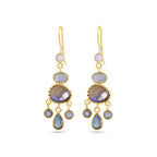 Pendientes 'Kishar ' - Labradorita